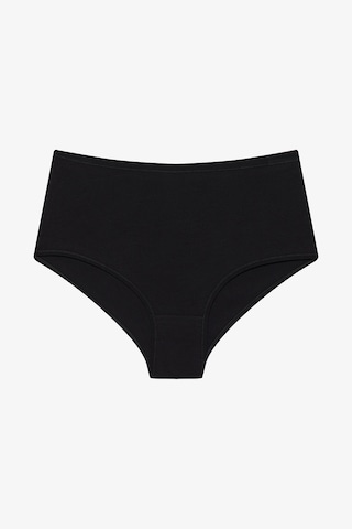 Penti Siyah Yüksek Bel 3'lü Pamuklu Slip Külot