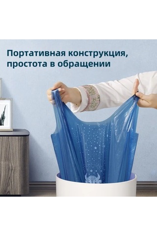 Kangvka Taurus Desenli 35l Kalın Ldpe Çöp Poşeti, 55 Adet, Drawstring Telli, Ev Ofis Çıkmazsız, Dayanıklı Ve Sağlıklı