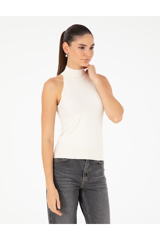 Pierre Cardin Kadın Ekru Bluz Triko 50296460-vr019 Ekru