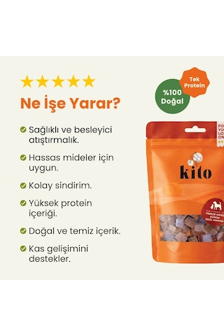 Kito Freeze Dried Somon Ödül Maması Kediler İçin 30 G