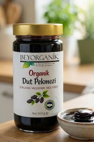 Beyorganik Pestisit Analizli Organik Dut Pekmezi 650gr Beyorganik Pestisit Analizli Organik Dut Pekmezi 650gr