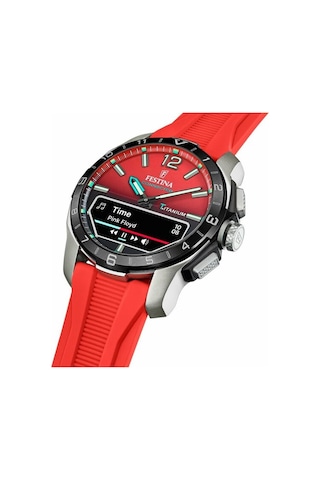 Festına F23000/6 Connected D Red Erkek Kol Saati Gri - Siyah
