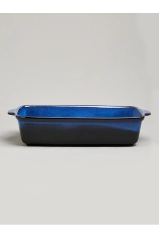 Agness Reactıve Blue 2000 Ml Fırında Pişirme Kabı 451852845 Mavi