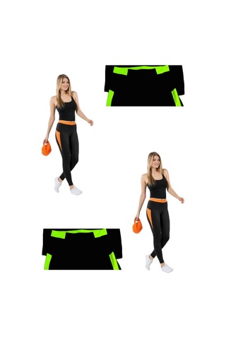 Besttrend Kadın Sporcu Tayt (359) Siyah
