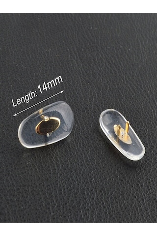 2 Çift Gözlük Silikon Gold Rayban Uyumlu Kancalı Burunluk 2 Çift Gözlük Silikon Gold Rayban Uyumlu Kancalı Burunluk