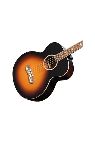 Epiphone El Capitan J-200 Studio Elektro Akustik Bas Gitar Aged Vintage Sunburst