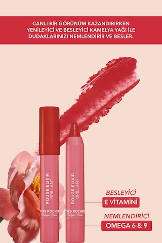 Yves Rocher Parlak Kalem Ruj 2.2 G-08. Frambuaz 08 Frambuaz