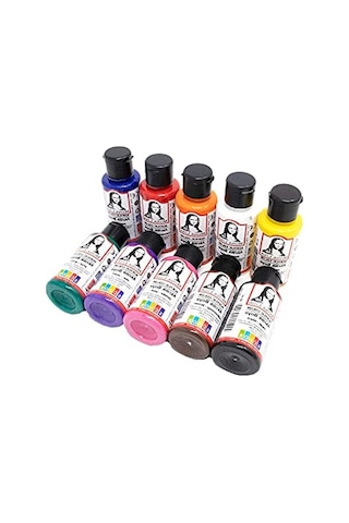 Fırça Hediyeli 10 X 40 Ml Akrilik Boya Seti 0,15 L