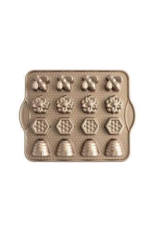 Nordicware Meşgul Arılar Mini Kek Kalıbı 94777 Altın