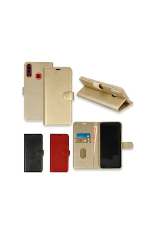 Samsung Galaxy Uyumlu A20S Kapakli Standli Cüzdan Kilif 484145039