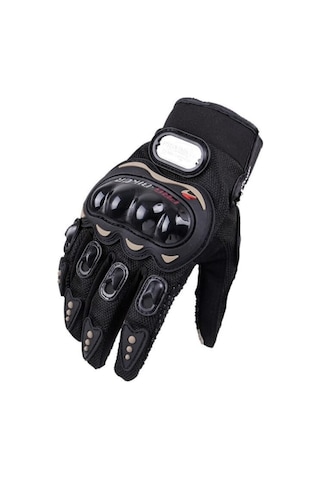 Probiker Unisex Siyah Korumalı Motosiklet Eldiveni