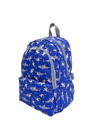 Superbag Erkek Çocuk Ilkokul Çantası Balık Desenli Sırt Çantası Beslenmelik Ve Kalemlik 3'lü Set