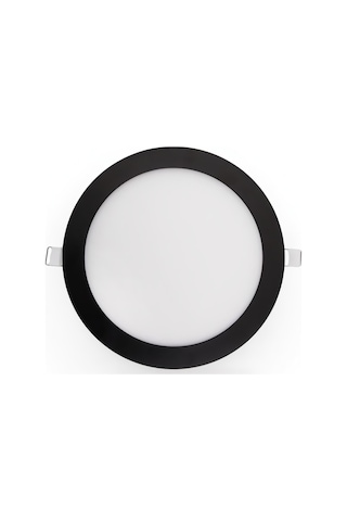 YCL 18 W Led Panel- Gün Işığı 3000K- Yuvarlak-Siyah-S/A-ALP-1218G