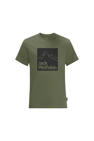 Jack Wolfskin Brand Erkek Outdoor Tişört - Greenwood Haki