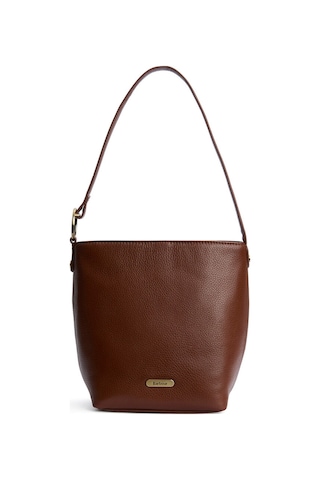 Barbour Cedar Deri Bucket Çanta Br11 Brown Kahverengi