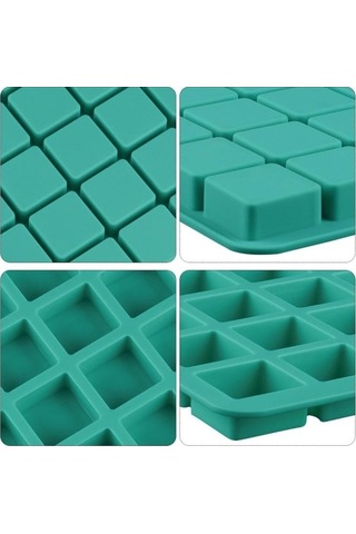 Maoyaya 2 Paket 40'lı Silikon Kalıp: Kare Karamel, Çikolata, Truffle, Keto Atıştırmalık, Viski Buz Küpü Karamel