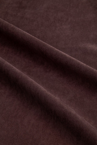 Kadife Dokulu Koyu Kahve Masa Örtüsü Zengin Renk Seçenekli Koyu Kahve