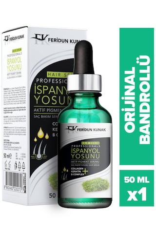 Feridun Kunak İspanyol Yosunu Saç Bakım Serumu 50 ML