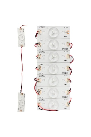 3 Volt Tek Kablolu Birbirine Bağlı Led 7'li Poşet