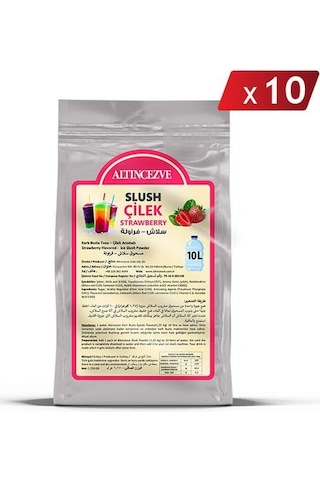 Altıncezve Ice Slush Karlı Buzlu Karlama Tozu Çilek 10 x 1250 G