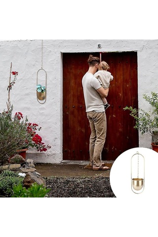 1 Adet Askılı Saksı Dekoru