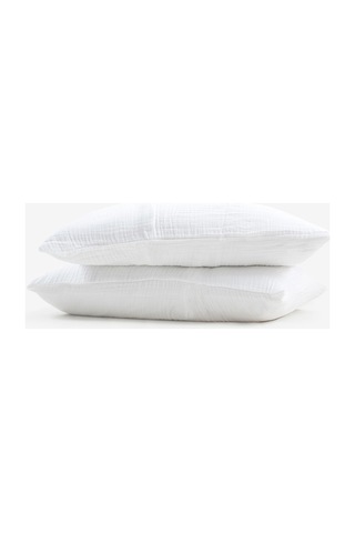 Kar Beyaz 2 Katlı Multi Müslin Naturel %100 Pamuklu 2 Adet Yastık Kılıfı 50x70cm