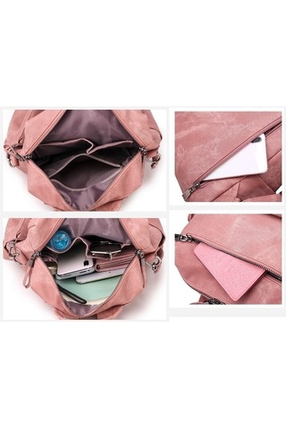 Maoyaya Zhenli Kadın Sırt Çantası Zl0290 - Mavi Renkli Siyah