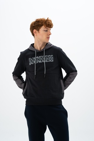 AR-MA Arma Erkek Regular Fit Kanguru Cepli Sweatshirt K26254926101 Siyah