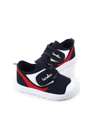 Benetton Bn-1403 Rahat Ortopedik Taban Kız/erkek Çocuk Ayakkabısı LACİ-KIRMIZI Lacivert - Kırmızı