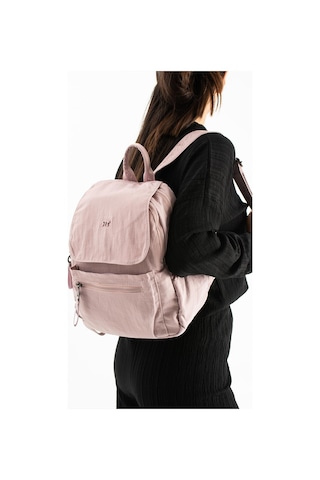 Yumuşak Dokulu Ultra Hafif, Esnek Ve Su Geçirmez Polyamid Kumaş Sırt Çantası Pembe Model: 571-13-14B