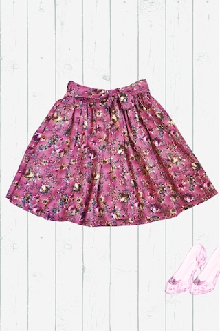 Çiçek Desenliçocuk Etek Gülkurusu Pamuklu Viskon Kumaş Gülkurusu2 Gülkurusu