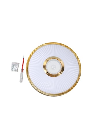 Powermaster Pm-27332 Beyaz 34 8.5 Cm 24 Watt Bluetooth Hoparlörlü Tavan Aydınlatma Al-bl300 Tornavida Hediyeli Diğer