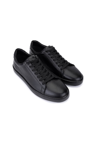 Tamer Tanca Erkek Hakiki Deri Siyah Sneakers & Spor Ayakkabı 1174 041 Erk Ayk Sk25-26 Sıyah Dr Siyah