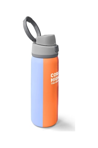 Coral High Kids Renkli Çizgili Desenli Pipetli Ve Direkt Içim Çelik Termos 800 Ml 38540