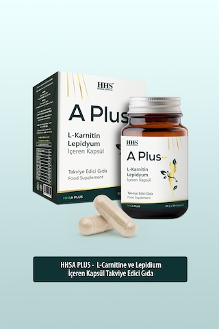 A Plus L-carnitine Lepidium Bitkisel Kapsül Aromasız