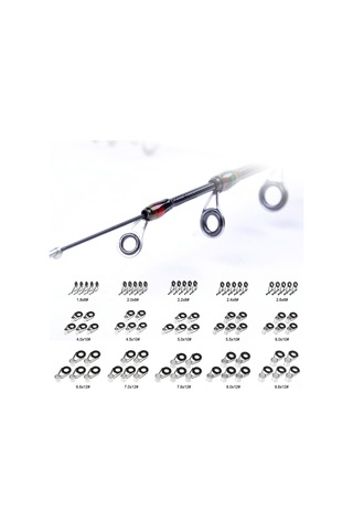 Lixada 75 Adet / Kutu 15 Boyutları Teleskopik Olta Y5921 75 Adet 75 Adet