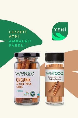 Wefood Organik Seylon Tarçın Çubuk 20 gr