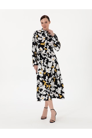 Pierre Cardin Kadın Siyah Elbise Dokuma 50301052-vr046 Siyah