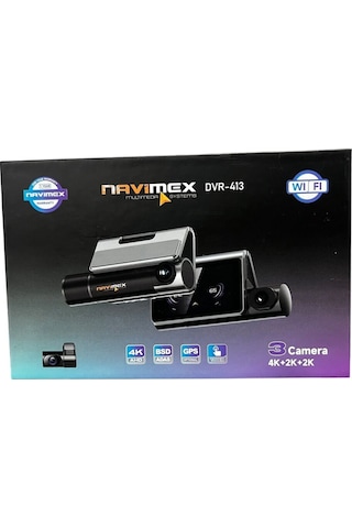 Navimex Dvr-413 Tam Profesyonel Wıfı Gece Goruslu 3 Kameralı Kayıt Cıhazı 9"