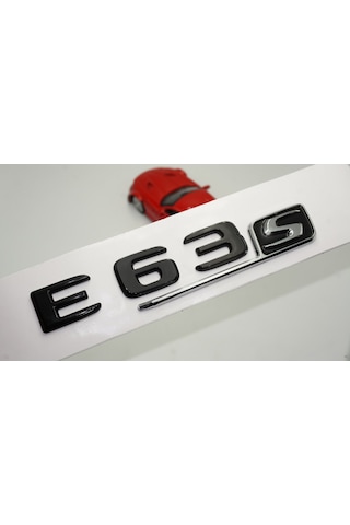 E 63S Bagaj Parlak Siyah ABS 3M 3D Yazı Logo
