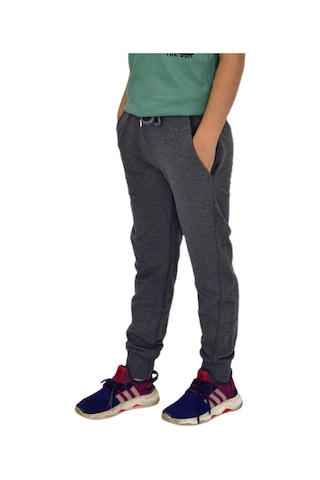 Çocuk Eşofman Altı Paça Manşetli Kız Erkek Bgl-st04726 Füme