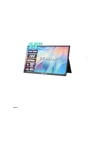Zeuslap ZL14P 14" 4 MS 60 HZ Full HD IPS Taşınabilir Monitör