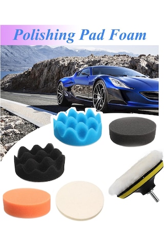 Oto Araç Kaport Far için Polisaj Seti Pasta Cila Uygulama Matkaba