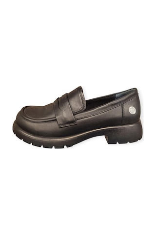 Mammamia D25ka-795 Kadın Loafer Deri Ayakkabı Siyah