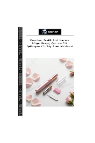 Premium Pratik Alet Hassas Bölge Makyaj Çantası Cilt Epilasyon Yüz Tüy Alma Makinesi