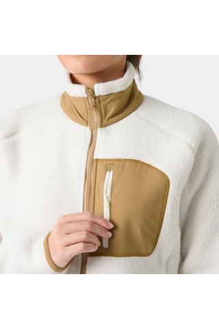 Helly Hansen W İmperial Pile Block Kadın Polar Ceket-33915 Beyaz