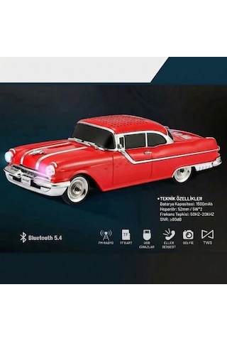 Konyax Pontiac Klasik Araba Tasarımlı Bluetooth Hoparlör