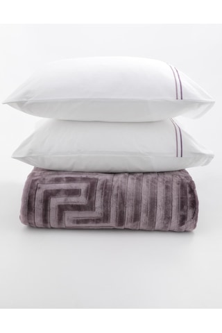 Ecosse Blank Set Agossa Versace Battaniye Seti Mor -