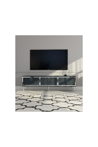 Rami 150 Cm Tv Ünitesi Tv Sehpası Antrasit - Gümüş Antrasit