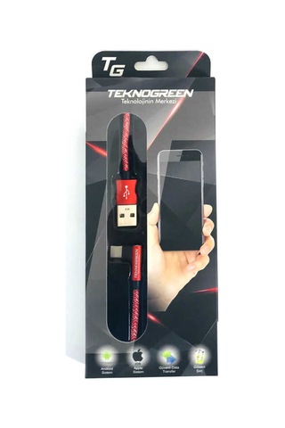 Teknogreen Tku-C301 1M USB To L Type C Şarj Kablo